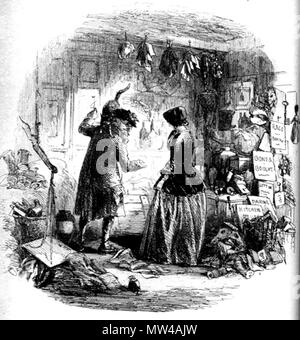 . Anglais : le Lord chancelier exemplaires de la mémoire Phiz (Hablot K. Browne) Gravure 1853 4 1/8 x 4 1/8 pouces sur une page de 8 7/16" x 5" face à la page 52, la fin du troisième chapitre de la Dickens Bleak House . 6 février 2012, 15:13:46. Hablot Knight Browne (Phiz) 597 exemplaires le Lord Chancelier de la mémoire Banque D'Images