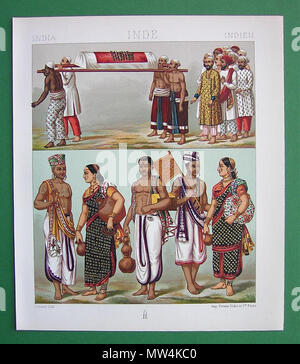 . Anglais : Mariages* (1888), Impressions RACINET AVEC DES LÉGENDES : Costumes et robes d'Inde* (1888), et de la danse un doli filles* (1888) ; un salon funéraire et divers costumes* (1876) vendeuse* (1876) l'intérieur d'un 'plaisir' House en Perse* (1876) Une résidence mauresque* (1888) Les gens et les costumes de Ceylan* (1876) Population de l'Inde* (1876) Les métiers de la population de l'Inde et le Népal* (1876) ; un salon funéraire et certains Rajahs* (1888) Une procession funéraire Shaivite ; et Women's Dress* (1876) Une procession funéraire musulman ; et certains costumes hindous* (1888) Outils, ornements, et d'armes* (1888) Armoiries de l'Inde, Népal Banque D'Images