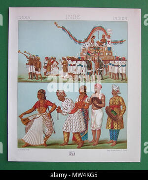 . Anglais : Mariages* (1888), Impressions RACINET AVEC DES LÉGENDES : Costumes et robes d'Inde* (1888), et de la danse un doli filles* (1888) ; un salon funéraire et divers costumes* (1876) vendeuse* (1876) l'intérieur d'un 'plaisir' House en Perse* (1876) Une résidence mauresque* (1888) Les gens et les costumes de Ceylan* (1876) Population de l'Inde* (1876) Les métiers de la population de l'Inde et le Népal* (1876) ; un salon funéraire et certains Rajahs* (1888) Une procession funéraire Shaivite ; et Women's Dress* (1876) Une procession funéraire musulman ; et certains costumes hindous* (1888) Outils, ornements, et d'armes* (1888) Armoiries de l'Inde, Népal, Banque D'Images