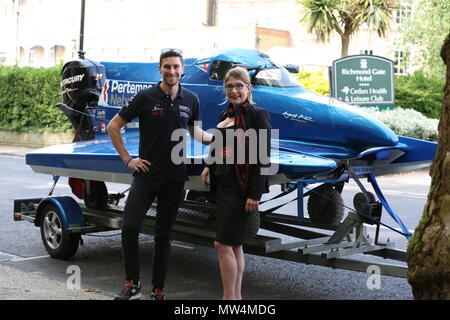 Coleman - Course au large voilier Racing Team - P1 Superstock Banque D'Images