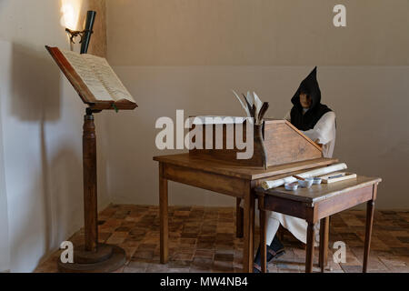 Cîteaux, FRANCE, le 21 mai 2018 : Copist prix à Cîteaux Abbaye. L'Abbaye de Cîteaux a été fondé en 1098 par un groupe de moines de l'abbaye de Molesme. Au cours de la FRE Banque D'Images