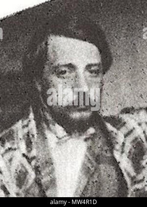 . Anglais : Andrea Donizetti, neveu du compositeur Gaetano Donizetti-1847 . 9 mai 2014, 16:13:51. pas de photographe français, Paris, juin à août 1847 167 Donizetti-Andrea-neveu du compositeur Banque D'Images