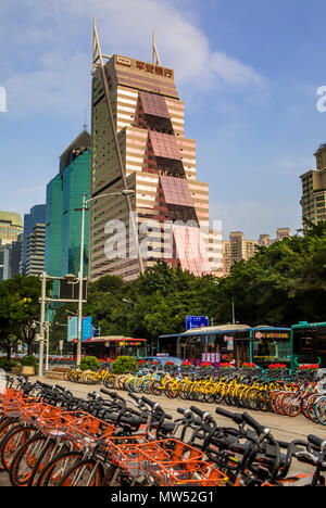 La Chine, la ville de Shenzhen, Hennan Avenue Banque D'Images