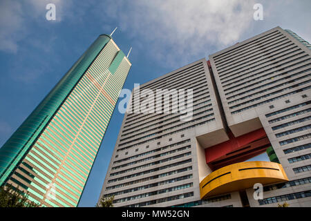 La Chine, la ville de Shenzhen, Hennan Avenue, Di wang Tower Banque D'Images