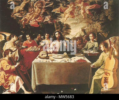 . Français : Le Christ servi par les anges . 20 mai 2015, 20:12:18. Pablo de Céspedes (1538-1608) Description peintre espagnol, historien de l'art, sculpteur et architecte Date de naissance/décès 1538 26 juillet 1608 Lieu de naissance/décès Alcolea de Torote Córdoba lieu Rome (1583) contrôle d'autorité : Q707370 : 5737049 VIAF ULAN : 500000021 RCAC : nr90013365 GND : 119250403 032987145 362 WorldCat SUDOC : Le Christ servi par les anges Banque D'Images