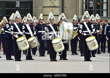 Le 72e anniversaire de Carl XVI Gustaf de Suède au Palais Royal de Stockholm, Suède. Doté d''atmosphère : où : Stockholm, Suède Quand : 30 Avr 2018 Crédit : Mark De Giovanni/WENN.com Banque D'Images