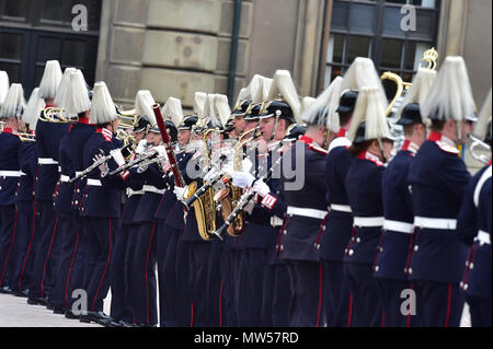 Le 72e anniversaire de Carl XVI Gustaf de Suède au Palais Royal de Stockholm, Suède. Doté d''atmosphère : où : Stockholm, Suède Quand : 30 Avr 2018 Crédit : Mark De Giovanni/WENN.com Banque D'Images