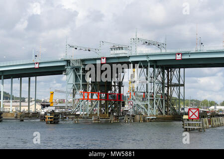 Le Göta Älvbron à Göteborg alias "Hisings Pont" Banque D'Images