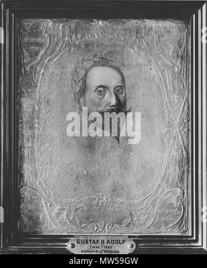 . Svenska : Gustav II Adolf (1594-1632), kung av Sverige, gift med Maria Eleonora Brandebourg av . 1632 258 Gustave II Adolphe (1594-1632), kung av Sverige, gift med Maria Eleonora av Brandenburg (Servaes Kock) - Nationalmuseum - 15141 Banque D'Images