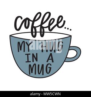 Accolade dans une tasse Illustration de Vecteur