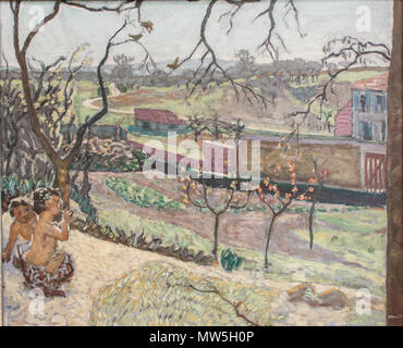 . Au début du printemps (peu de faunes) . Anglais : Pierre Bonnard - début du printemps (peu de faunes) 1909 de l'I.A. Morozov collection . 1909 ; 2016-09-14 17:39:37. Davide Mauro 482 Pierre Bonnard - début du printemps (peu de faunes) Banque D'Images