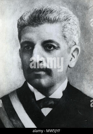 . Español : Pedro Elías Pablo Montt Montt (Santiago du Chili, 29 de junio de 1849 - Bremen, Allemagne, 16 de agosto de 1910). Presidente du Chili entre los años 1906 y 1910. S.Inicios XX. Inconnu 423 Pedro Montt Banque D'Images