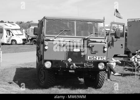 Véhicules militaires montrent à Llandudno, au Pays de Galles Banque D'Images