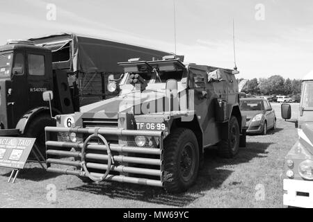 Véhicules militaires montrent à Llandudno, au Pays de Galles Banque D'Images