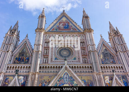 Duomo di Orvieto, Italie Banque D'Images