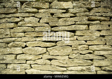 Old Cotswold Stonewall texture abstraite fond pour les designers artistes et photographes 3d Banque D'Images