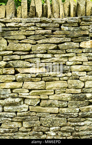 Old Cotswold Stonewall texture abstraite fond pour les designers artistes et photographes 3d Banque D'Images