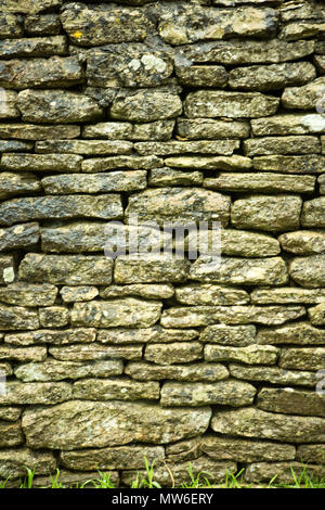 Old Cotswold Stonewall texture abstraite fond pour les designers artistes et photographes 3d Banque D'Images