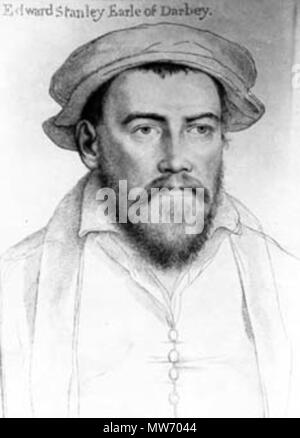 . Edward Stanley, 3e comte de Derby (1509-1572) . Portrait contemporain. Ce fichier n'est pas informations sur l'auteur. 316 rdEarlOfDerby Banque D'Images