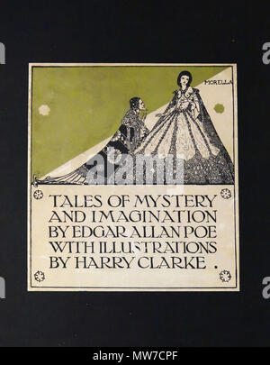 Harry Clarke - Illustrateur irlandais - 'Histoires de mystère et d'Imagination" par Edgar Allan Poe. Illustré par Harry Clarke. NY : Tudor Publishing Co., 1936 Banque D'Images