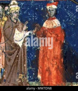 . Čeština : Alexandr III. Un Fridrich Barbarossa . 14e siècle. Inconnu 36 Alexander3 barbarossa Banque D'Images