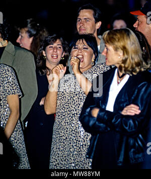 Washington, DC., USA, le 3 octobre 1993 Le comédien Rossanne Barr assiste à l'inauguration de la Planet Hollywood night club à Washington DC. Banque D'Images