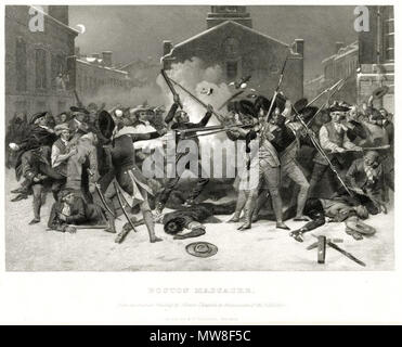 . Anglais : Massacre de Boston. 1878. Alonzo Chappel (1828-1887) Noms alternatifs Chappel Description peintre américain Date de naissance/décès 1 mars 1828 4 décembre 1887 Lieu de naissance/décès New York New York le contrôle d'autorité : Q2048640 : VIAF 32377456 ISNI : 0000 0000 6666 5495 ULAN : 500009764 RCAC : nr91017070 GND : 102022410 94 BostonMassacre byAlonzoChappel WorldCat1878 Banque D'Images