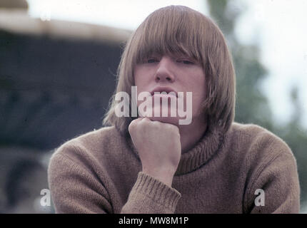 Groupe rock US BYRDS avec le batteur Michael Clarke à propos de 1966 Banque D'Images