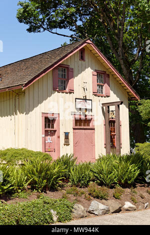 Vieux Moulin Hastings Store museum heritage building au Point gris, Vancouver, BC, Canada Banque D'Images