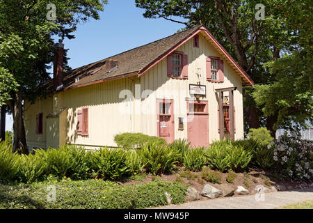 Vieux Moulin Hastings Store museum heritage building au Point gris, Vancouver, BC, Canada Banque D'Images