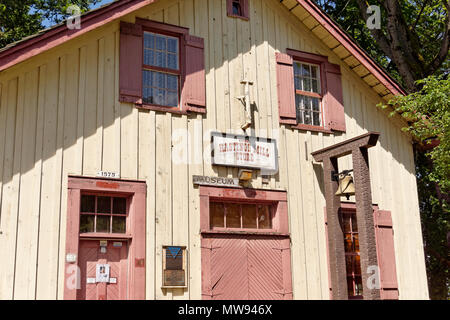 Vieux Moulin Hastings Store museum heritage building au Point gris, Vancouver, BC, Canada Banque D'Images