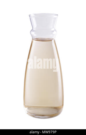 Pichet de vin blanc isolated on white Banque D'Images