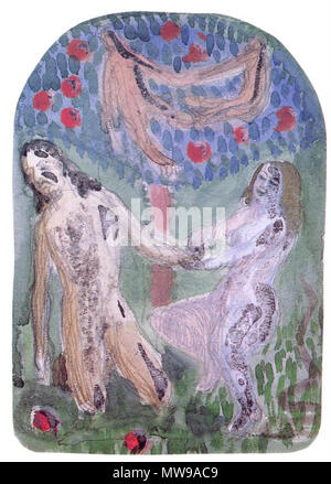 . Ce fichier n'a pas de description, et peut être n'ont pas d'autres informations. Veuillez fournir une description explicite de ce fichier. . Bohacsek Ede (1889-1915) 89 Bohacsek, Ede - Adam et Eve Banque D'Images