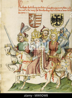 . Anglais : Das Buch von Kaiser . ca. 1440-50 103 Buch-kaiser-sigismond-L09740-26-LR-5 Banque D'Images