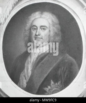 . Sir William Wyndham . Hubert-Francois Bourgignon Gravelot (1699-1773) 650 William Wyndham Banque D'Images