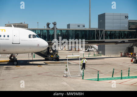 Aéroport de Malaga, Costa del Sol, Espagne. Banque D'Images