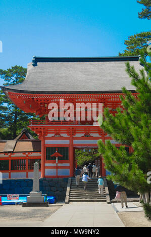 Sanctuaire Hinomisaki, Izumo situé dans la préfecture de Shimane, au Japon. La gare la plus proche de votre visite ici, c'est JR station d'Izumo, et 45 minutes en bus. Banque D'Images