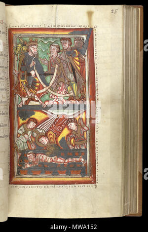 . Anglais : Caligula Troper, British Library MS Coton Caligula UN XIV ; . Entre 1050 et 1079. Anon artiste c.1050 / (1042-1079) 108 Caligula Lawrence Banque D'Images