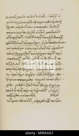 142 Copie de la description de l'anonyme d'Athènes, d'un manuscrit du 15e siècle sept pages numérotées 29-32 Sixième page - Laborde Léon Emmanuel S - 1854 Banque D'Images