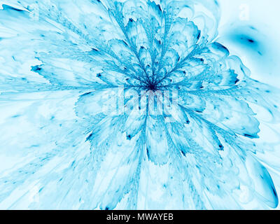 Fleur inhabituelle - abstract image générée numériquement Banque D'Images