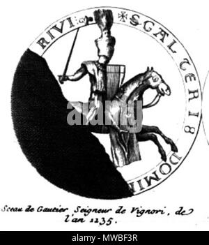 . Čeština : Gautier I de Vignory († 1235 dpa) . 6 novembre 2011. Rattenval urbain 235 Gautier de Vignory Banque D'Images