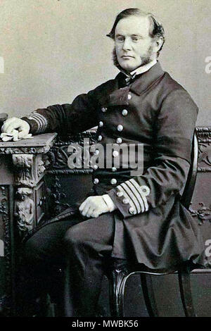 . Anglais : l'amiral Sir Augustus Phillimore KCB (24 mai 1822 - 25 novembre 1897) était un officier de la Royal Navy qui allaient être commandant en chef, Plymouth. Il est creditted avec premier proposant la création d'un arsenal moderne à Gibraltar. 4 juillet 2007, 09:06:11. inconnu - phillimore est mort en 1897, le Capt 111 Augustus phillimore Banque D'Images