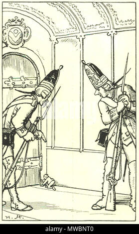 . English : Grimm, le voyage du Petit Poucet par Hermann Stockmann (1867-1938), 1925. 5 mai 1925. Hermann Stockmann (1867-1938) 254 Grimm,Le-voyage-du-petit-poucet-06 Banque D'Images