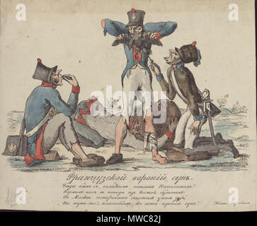 . И.И. Теребенев. Вороний Французский суп. [Петербург. 1813] . 19e siècle. И.И. Теребенев Français 221 soupe crow par I.I. Terebenev Banque D'Images