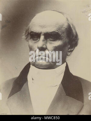 . Daniel Webster. à propos de 1883. Josiah Johnson Hawes, American, 1808-1901. Image : 48,5 x 38,5 cm (19 1/8 x 15 3/16 po.). Mont : 71,1 x 55,9 cm (28 x 22 in.). Photographie, à l'albumine montées à bord. Musée des beaux-arts de Boston. vers 1883. J.J. DanielWebster byJJHawes MFABoston 152 Hawes Banque D'Images