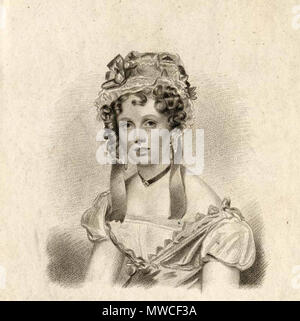 . Anglais : Description : gravure portrait d'Elizabeth Austin (1800-1835) comme dans Rosetta en:Thomas Arne's l'amour dans un village Date : 1822 : Graveur William Holl Sr (1771-1838) après un portrait par Holroyd Source : Université de l'Illinois à Urbana Bibliothèque . Ce fichier n'est pas informations sur l'auteur. 183 Elizabeth Austin 1822 Banque D'Images