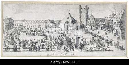 . English : Wenzel Hollar, les quatre saisons, l'Hiver, 1629 . 6 mars 2007, 16:12:33. Mathieu Bertola/Musées de la Ville de Strasbourg 643 Wenzel Hollar, hiver,1629 Banque D'Images