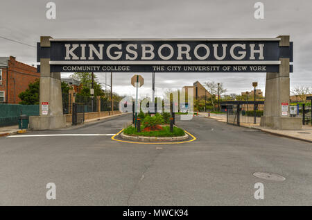 Kingsborough Community College (KBCC), partie de la City University of New York (CUNY). Il est le seul collège communautaire à Brooklyn, New York. Banque D'Images