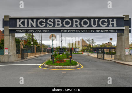 Kingsborough Community College (KBCC), partie de la City University of New York (CUNY). Il est le seul collège communautaire à Brooklyn, New York. Banque D'Images