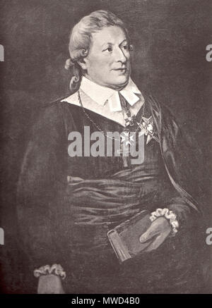 . Anglais : Gustaf Murray (28 mars 1747 - 4 mai 1825), évêque de Västerås en Suède de 1811 à 1825, par Peter Krafft. avant 1826. Peter Krafft 258 Gustaf Murray Banque D'Images